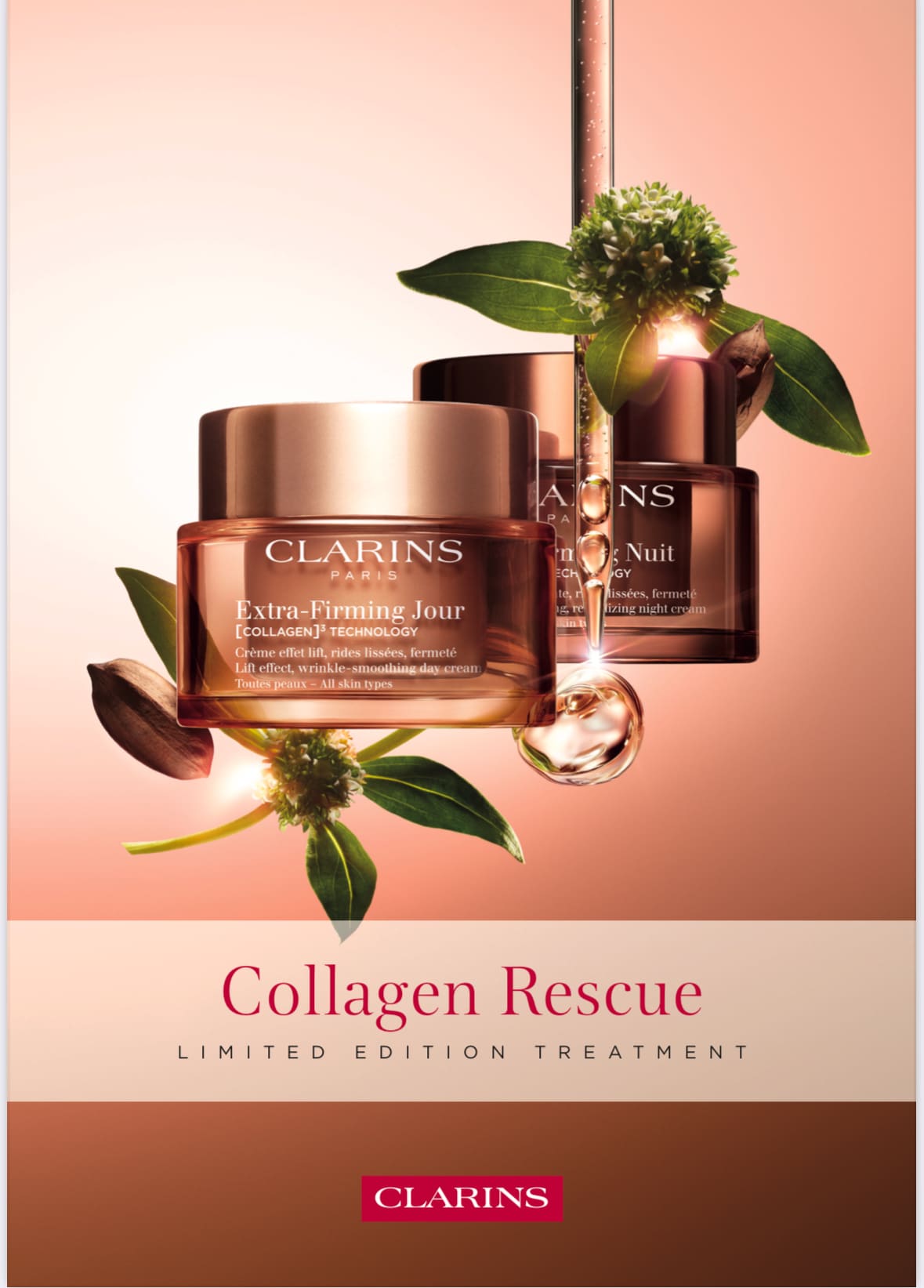 New Limited Edition Clarins Collagen Rescue Facial